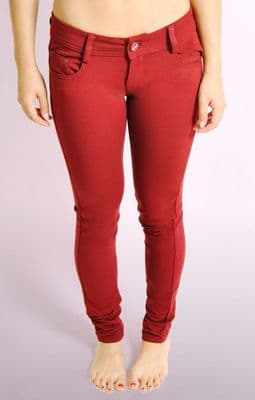 Burgundy Jeggings
