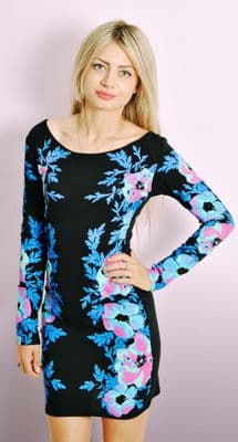 Celebrity Floral Printed Dress