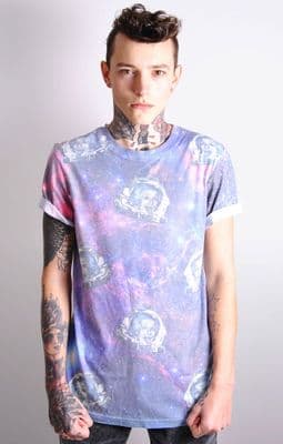 Cosmic Einstein Print T-shirt