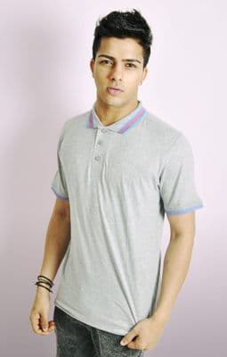 Cotton Polo Shirt with Contrast Trim