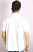 Cotton Tee with Contrast Check Trim