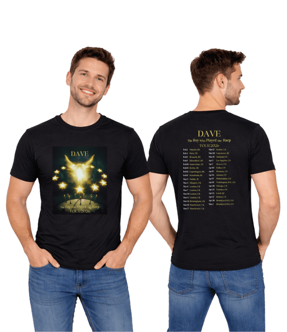 DAVE - The Boy Who Played the Harp Tour 2026 T-Shirt