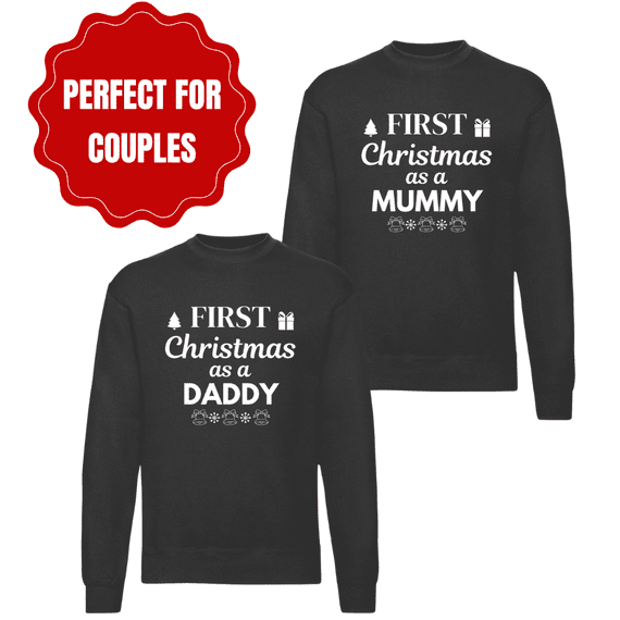 First Christmas as Daddy & Mummy Christmas Sweater