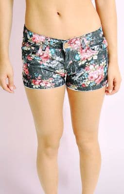 Floral print shorts