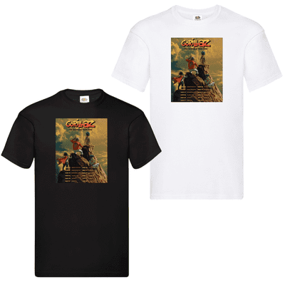 Gorillaz The Mountain Tour 2026 – Classic Front Print Tee