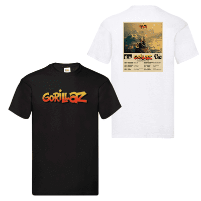 Gorillaz The Mountain Tour 2026 – Front & Back Band Tee