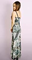 Halterneck Braided Strap Maxi Dress
