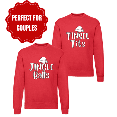 Jingle Balls & Tinsel Tits - Family Matching Christmas Sweater