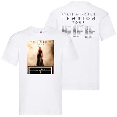 Kylie Minogue Tension Tour T-Shirt with Dates