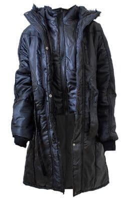Ladies Plus Size Thick Coat with Hood & Insert Jacket