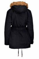 Ladies Plus Size Winter Hooded Jacket