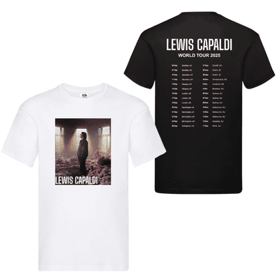 Lewis Capaldi 2025 World Tour Tee
