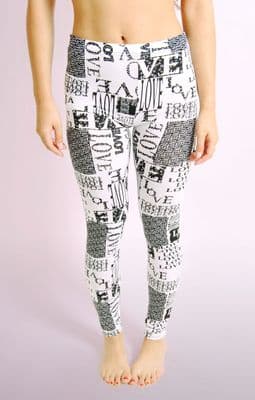 LOVE Print Leggings
