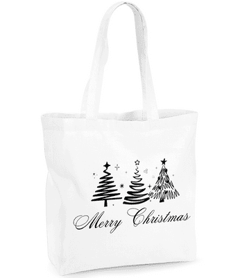Merry Christmas Style 2 Tote Bag - Christmas Gift Bag