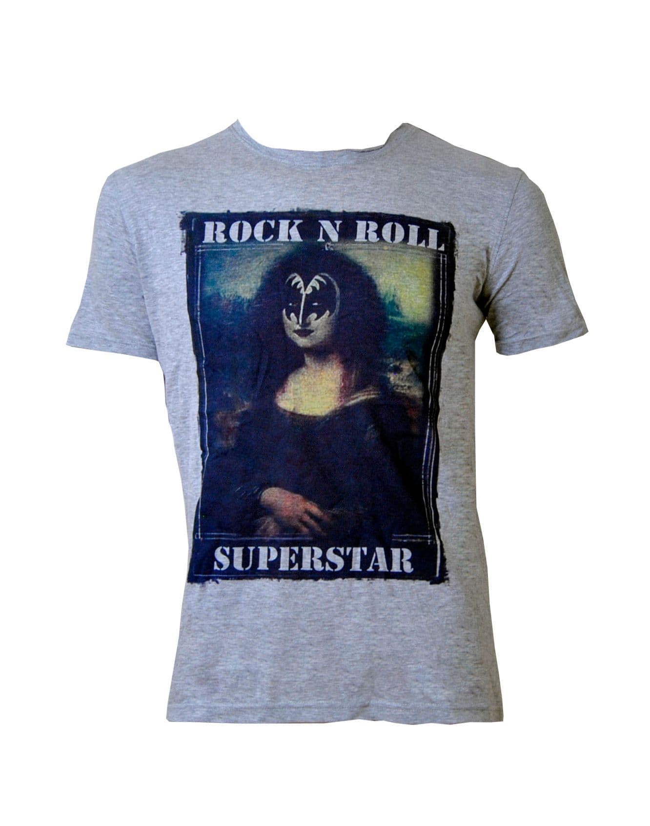T-shirt Humoristique Mona Lisa Heavy Metal – Art Et Rock Mélangés – Cadeau Pour Fan De Musique, Art Ou Humour Décalé