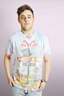 Motel Print Tie Dye t-shirt