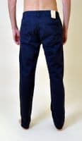 Navy Cotton Turn Up Chinos