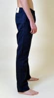Navy Cotton Turn Up Chinos