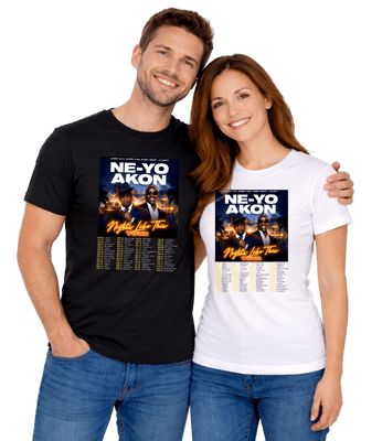 Ne-Yo & Akon Adults T-Shirt Nights Like This Music