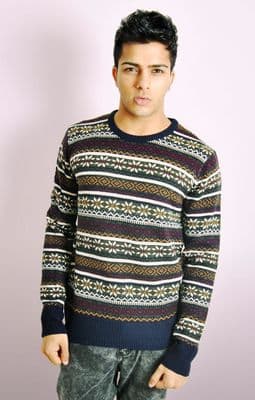 PATTERNED KNITTED JUMPER