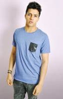 Pu Pocket Detail T-shirt- more colours