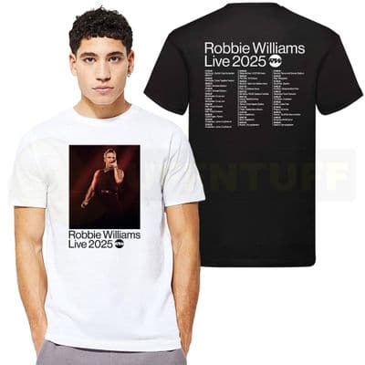 Robbie Williams Live 2025 Tour T-Shirt