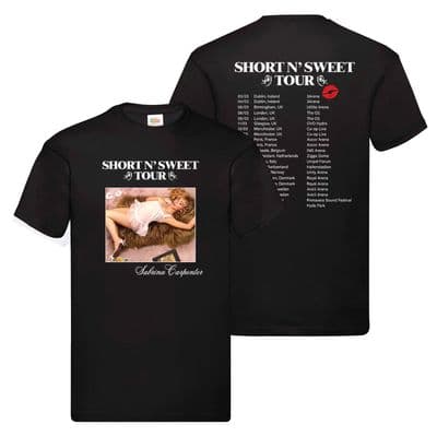 Sabrina Carpenter Short n' Sweet 2025 Tour T-Shirt