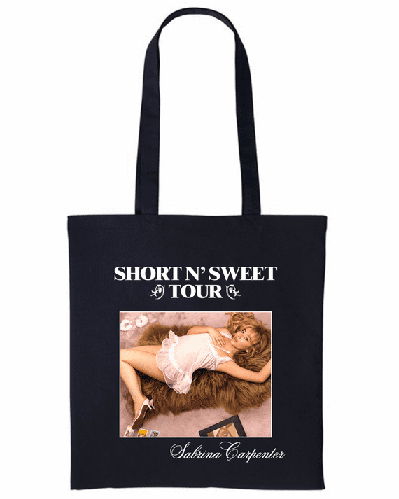 Sabrina Carpenter Short n' Sweet 2025 Tour Tote Bag