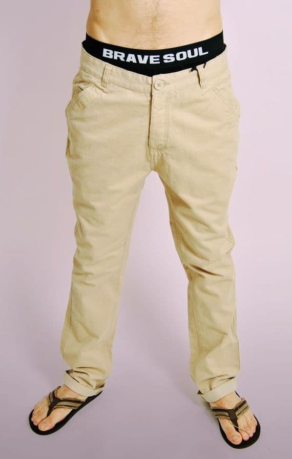 Stone Cotton Chinos