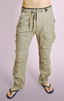 Stone Cotton Combat Pants