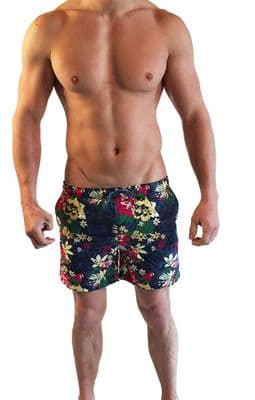 Tropical Print Swim Shorts