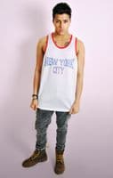 White Mesh Basketball Vest
