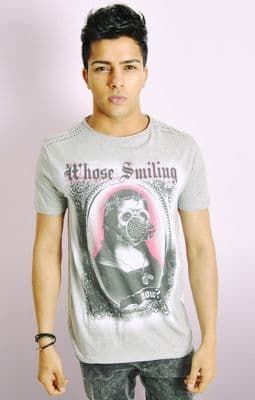 Whose Smiling Now Mona Lisa Print Tee