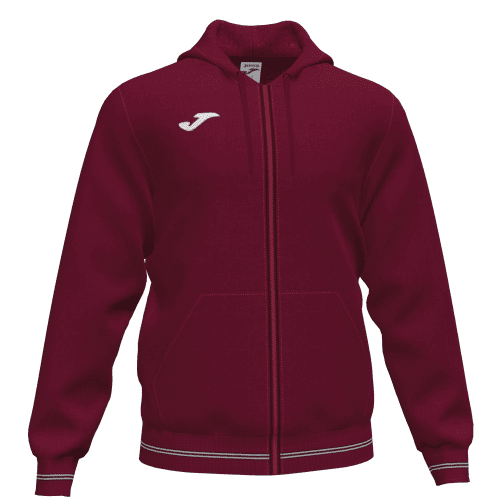 CAMPUS III HOODIE - Burgundy/White