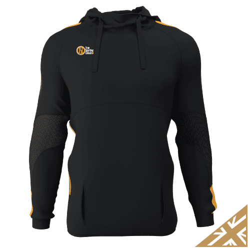 DNA PRO POLY HOODIE - Black/Amber