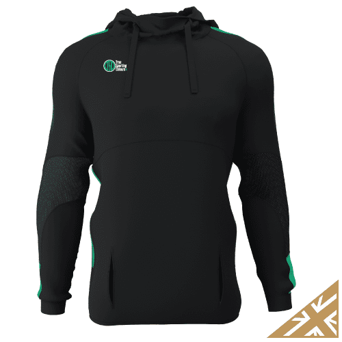 DNA PRO POLY HOODIE - Black/Emerald