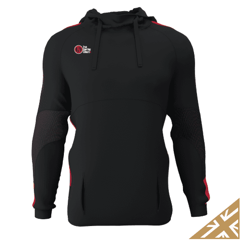 DNA PRO POLY HOODIE - Black/Red