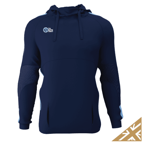 DNA PRO POLY HOODIE - Navy/Sky