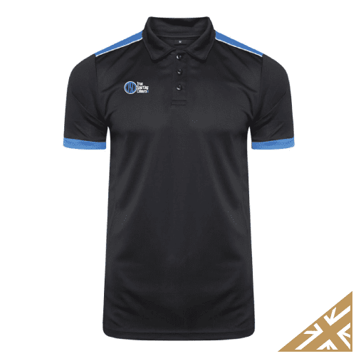 HELIX POLO SHIRT - Black/Royal