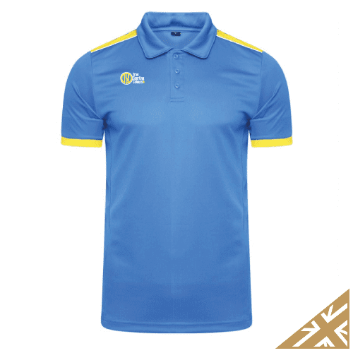 HELIX POLO SHIRT - Royal/Yellow