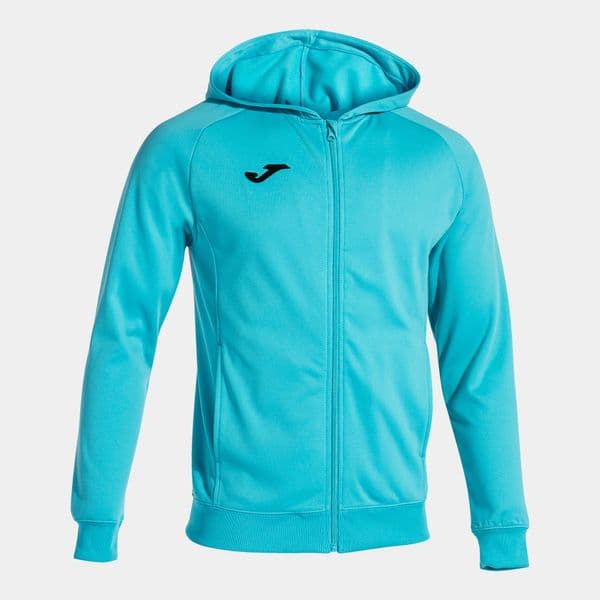 MENFIS HOODED JACKET - Fluo Turquoise