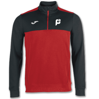 Player 1/4 Zip Sweatshirt- Red/Black - PPA