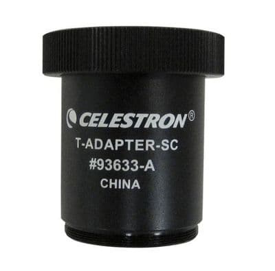 Celestron SCT t-adapter 93633-A for C5, 6 , 8 , 9.25. 11, 14