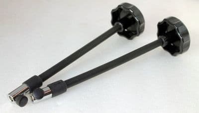 Pair of 18cm flexible control shafts