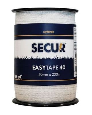 Agrifence White Easytape - 40mm X 200m