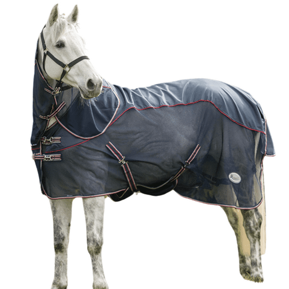 Mobassa Showerproof Topline Fly Rug With Neck Cover
