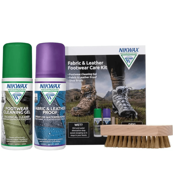 Nikwax  fabric & leather footwear care kit