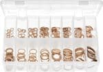 Assortment Box of Copper Sealing Washers - Metric