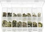 Assortment Box of Flat Clips (Push-on Fixes)