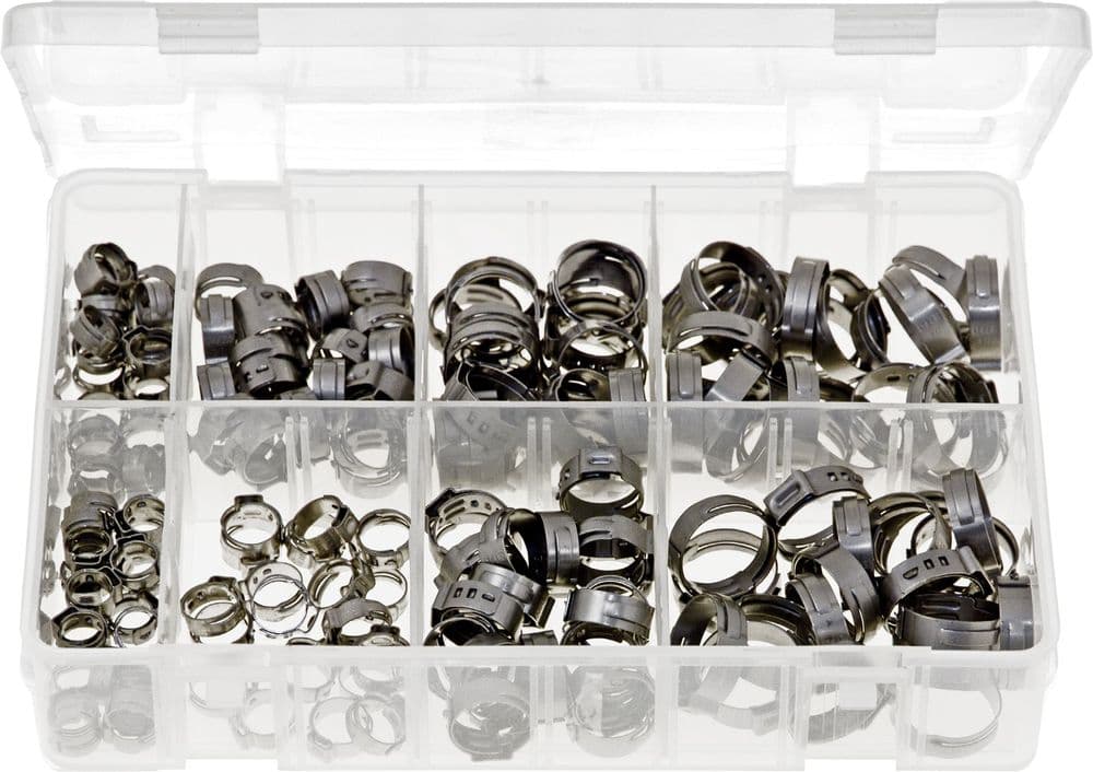 O-Clips Single Ear 8 x Size Ranges: 7.0 - 8.5 mm, 8.5 - 10.0 mm, 9.8 ...